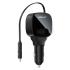 ACEFAST B17 95W Car Charger USB-C + USB-A LED Display Fast Charging Adapater with Retractable Cable - Black